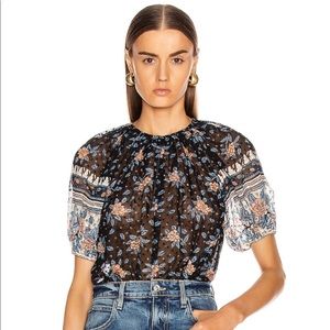 Ulla Johnson Inez floral blouse